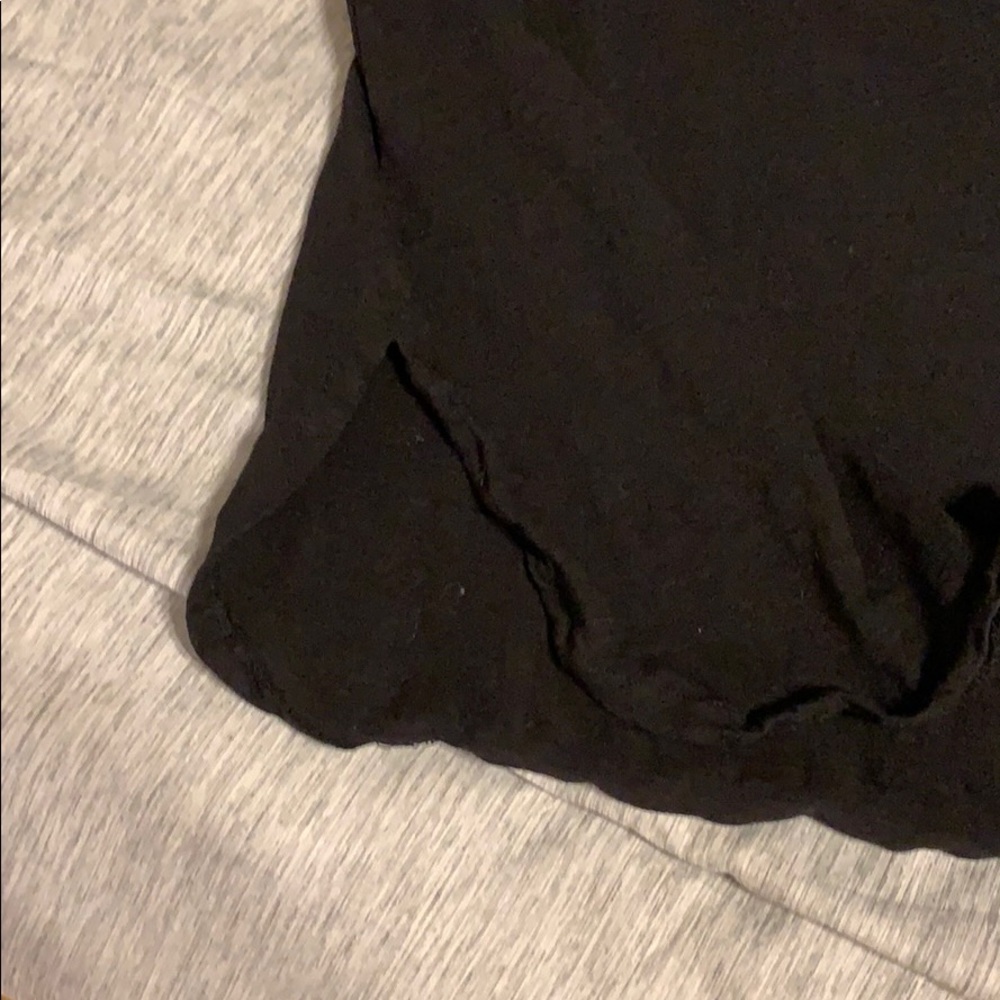 Basic H&M black tank w/ ties on shoulders XS - Picture 5 of 11